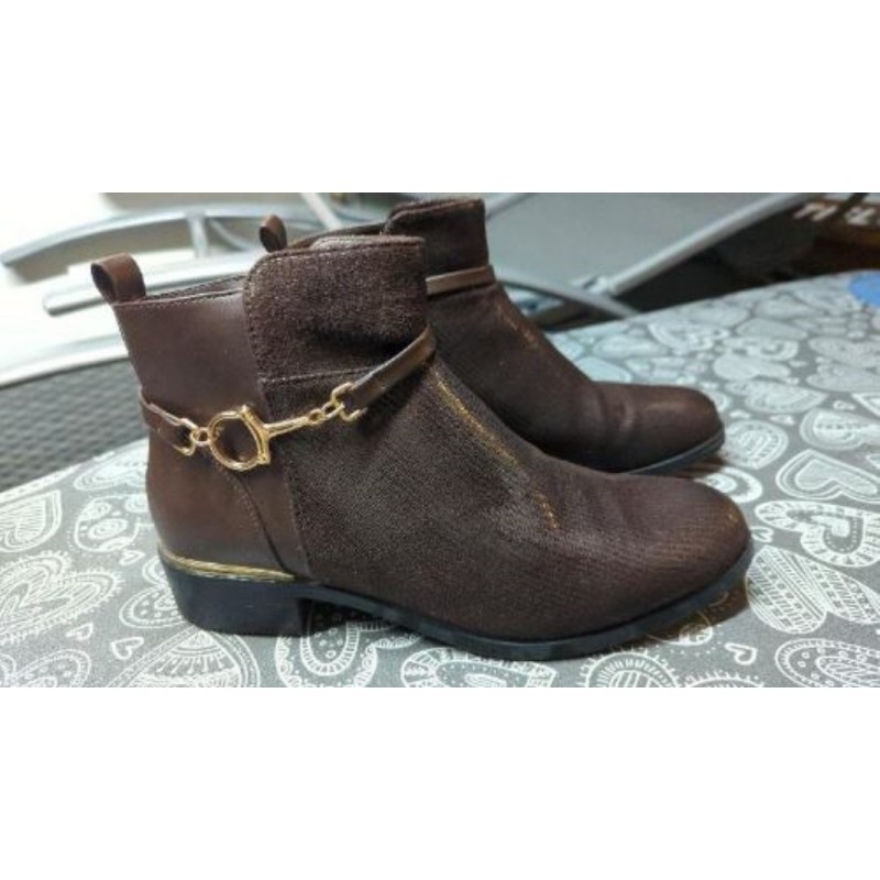 Bottines marrons T 39 