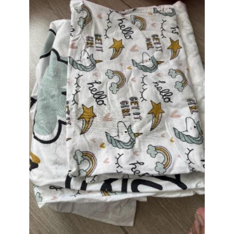 Housse de couette, enfants Lit, une place licorne avec une taie d’oreiller