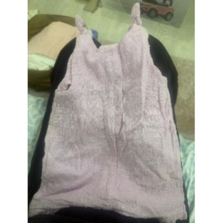 Robe violette bébé tape à...