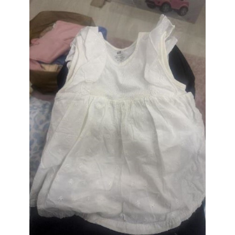 Robe h&m bébé blanc 