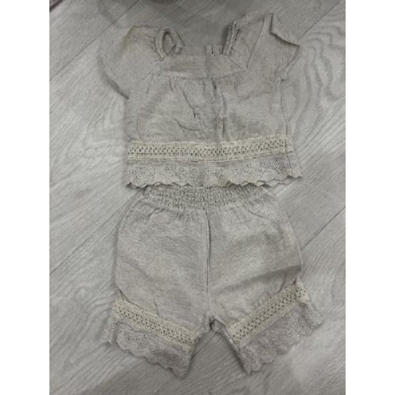 Ensemble deux pièces en main beige, Kiabi, six mois