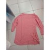 Pull fin camaïeu saumon taile L