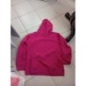Pull rose à capuche taille l