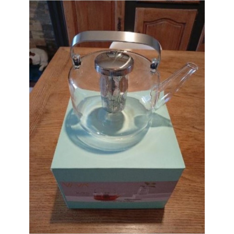 Théière en verre 