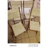 Set de 4 chaises jardin 