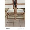 Set de 4 chaises jardin 