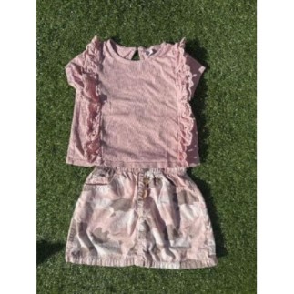 Jupe militaire Rose et...