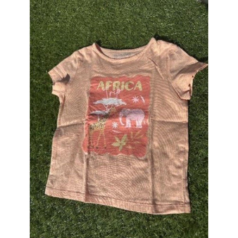 T shirt abricot Inextenso 4 ans 