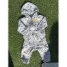 Ensemble Gris motifs Héros Kiabi 9-12M