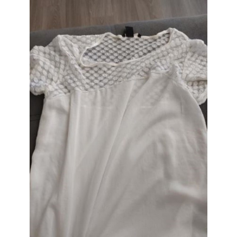 Haut blanc hm taille m