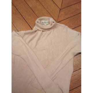 Pull 100% soie rose 