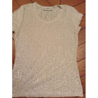 Haut Caroll taille 36 blanc