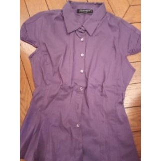 Chemisier mauve taille XS 