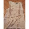 Haut maison 1 2 3 taille 36 beige sans manches en soie 
