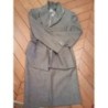 Ensemble veste + jupe taille 36 gris pied de poule