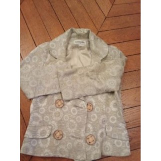 Veste cotonnade gris...