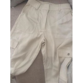 Pantalon beige, cargo Etam,...
