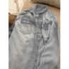 Chemise en jeans femme, longue, taille 34