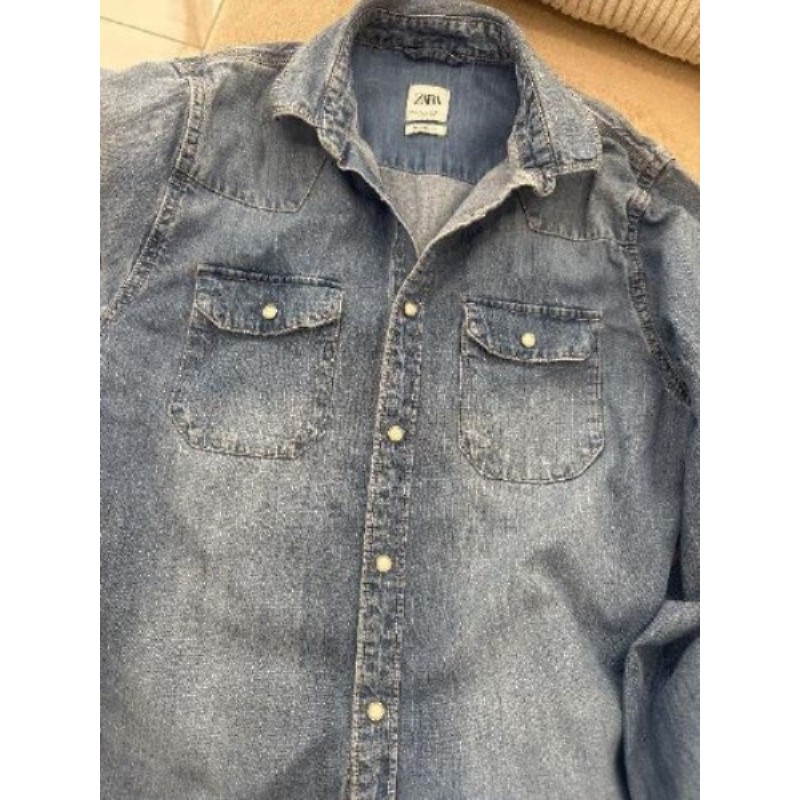 Chemise en jean Zara mixte , taille M