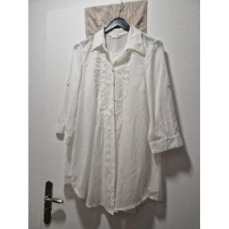 Chemisier blanc long Promo md