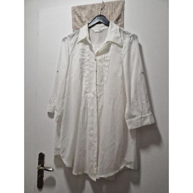 Chemisier blanc long Promo md