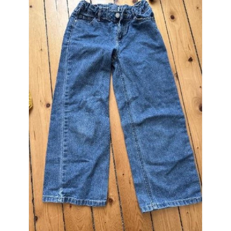 Jean enfant bleu évasé 8 ans 