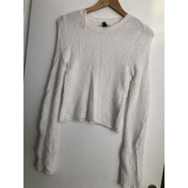 Pull blanc M