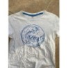 T shirt kiabi 10 ans motif vague 