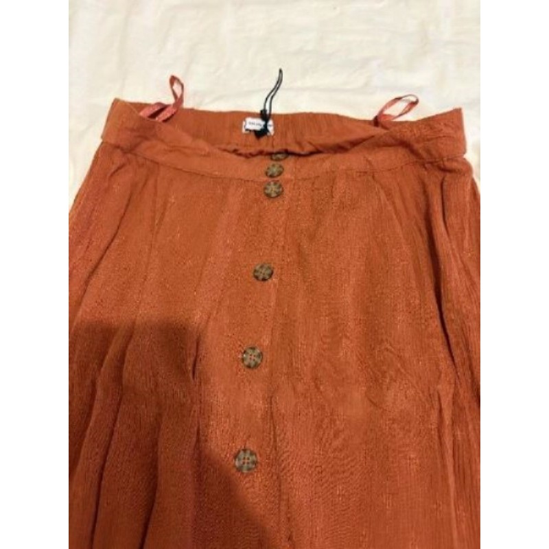 Jupe orange taille 40!gerard darel 