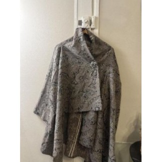 Poncho gris T40