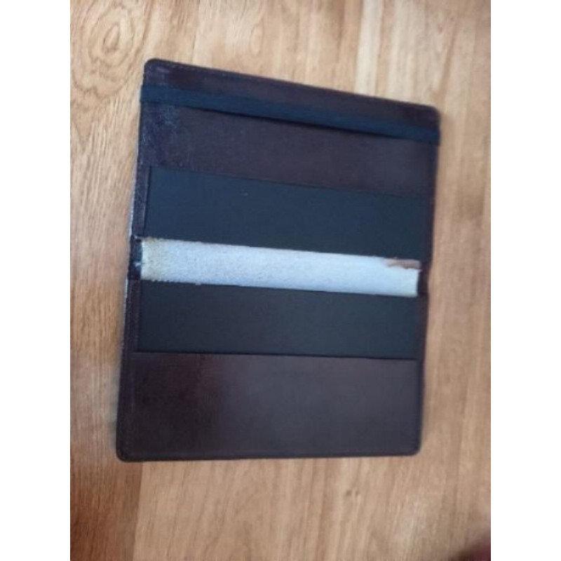 Pochette cuir marron 