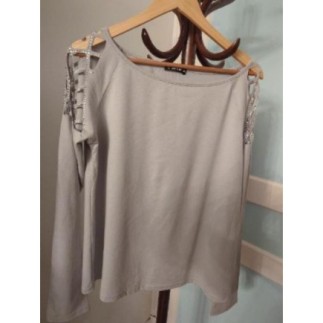 T-shirt habillé, gris,...