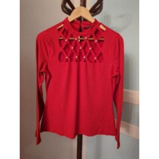 T-shirt rouge habillé,stand...