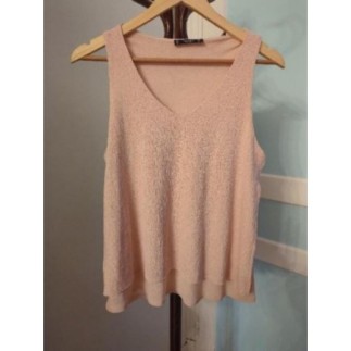 T-shirt rose poudré Mango...