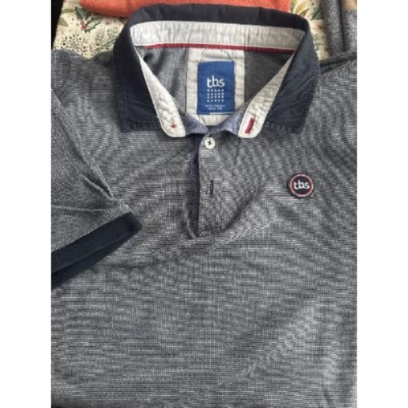 Polo TBS bleu TXXL 