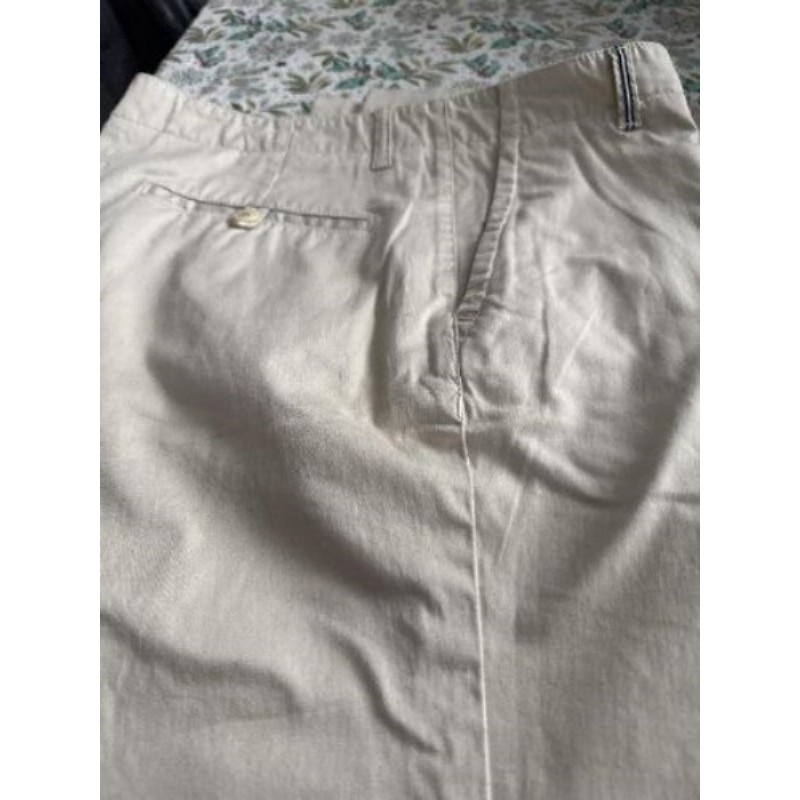 Pantalon toile beige Charles legolf T 50 italien 