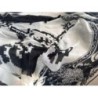 Foulard. Ikks écru noir 