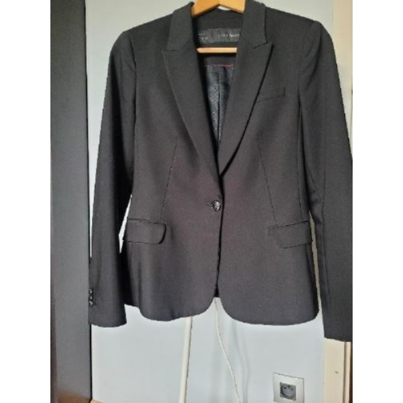 Blazer noir Zara basic taille M état neuf