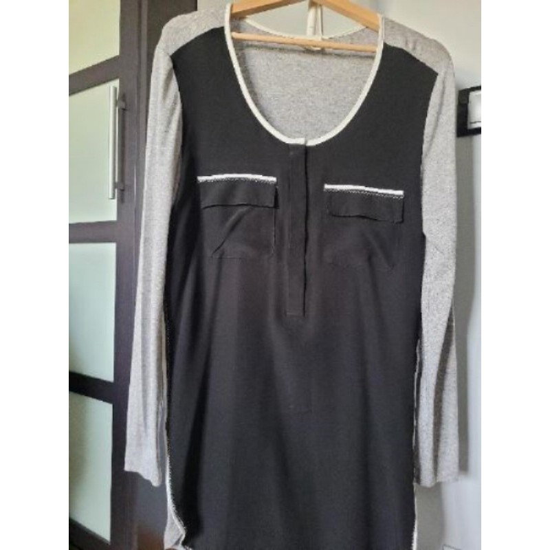 Chemise ou robe gris/ noir taille M marque BEL AIR