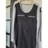 Chemise ou robe gris/ noir taille M marque BEL AIR