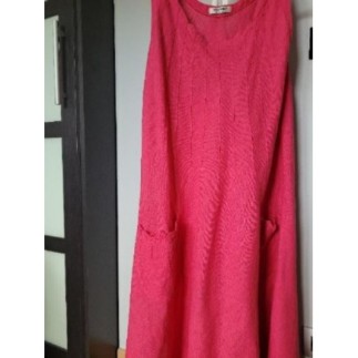 Robe sans manche LIN fushia...