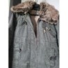 Blouson court style perfection col fourrure détaché taille M