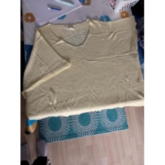Pull femme jaune taille unique