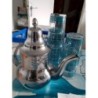 Théière marocaine plus 5 verres bleu