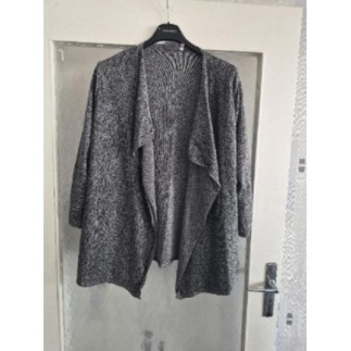 Gilet gris moucheté taille L
