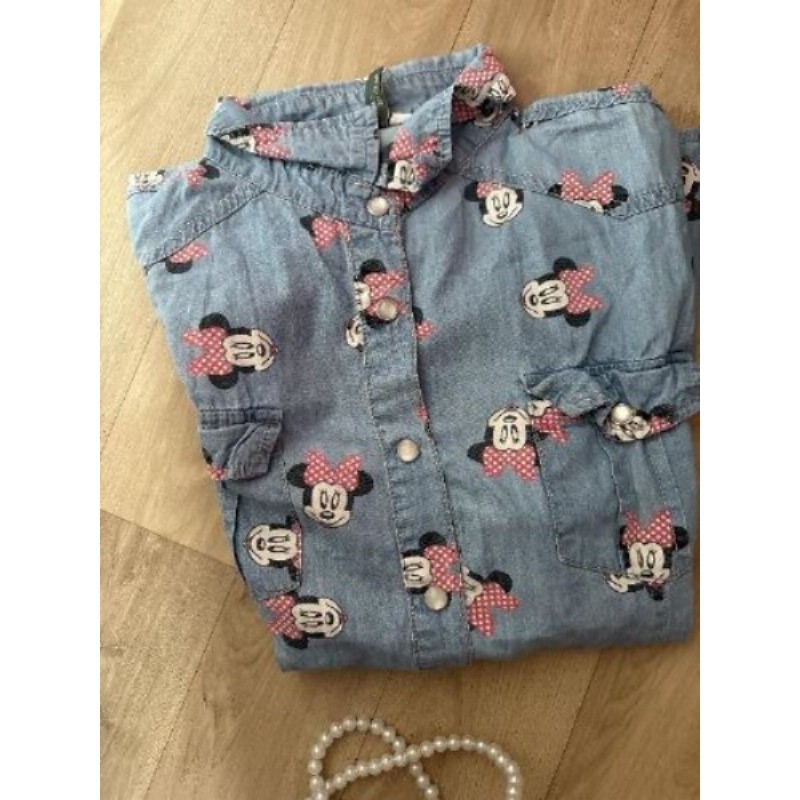 Chemise Minnie  bleu motif S
