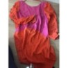 Robe rose et orange Mage taille 2 (38) 
