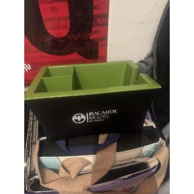 Bacardi vert et noir vintage 