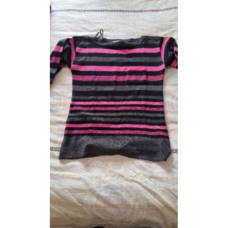 Pull camaïeu T1 multicolore 