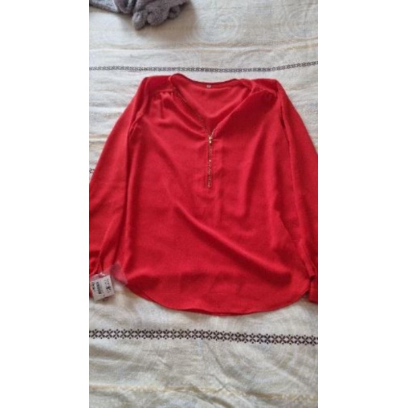 Blouse rouge T 38